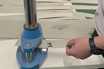 Reverse impact test