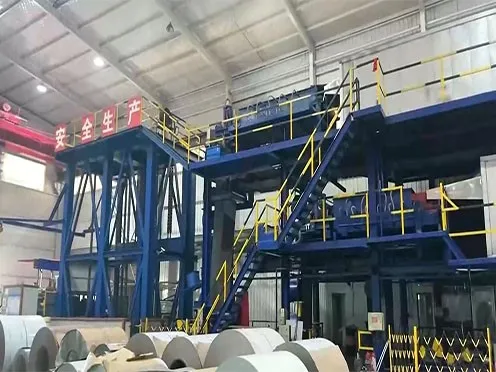 colored aluminum coil process line colored aluminum coil process line