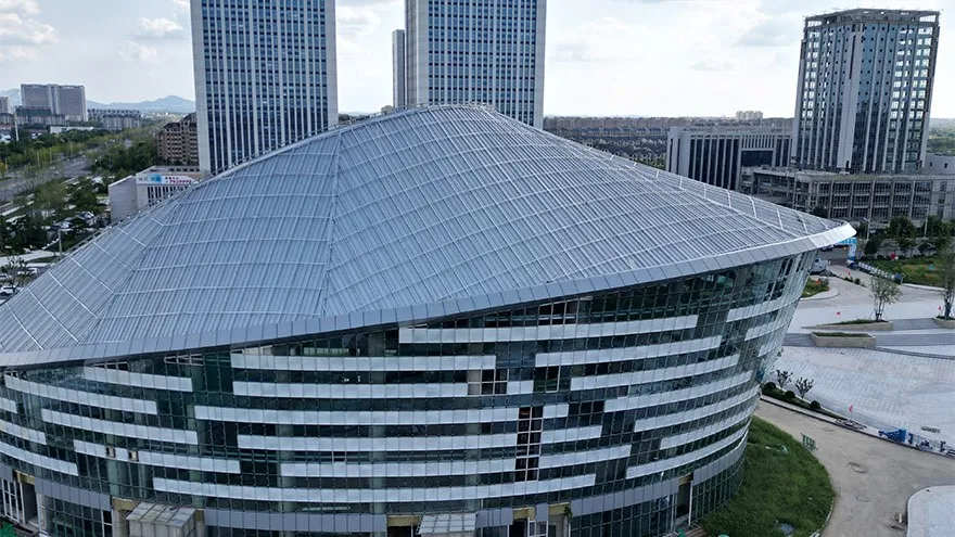 Aluminum-Roof-System-For-Modern-Sports-Arena-Project-5 Aluminum-Roof-System-For-Modern-Sports-Arena-Project-5