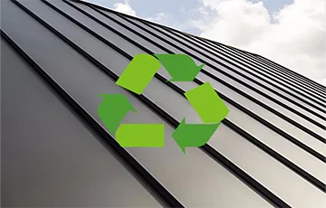 Why is color coated aluminum coil an ideal material for green buildings?