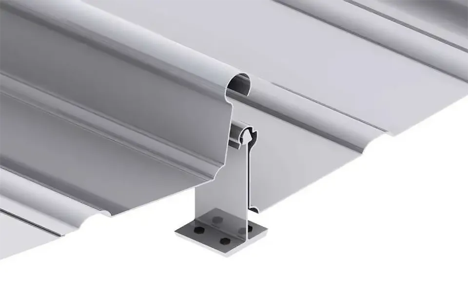 Aluminum roofing panel installation