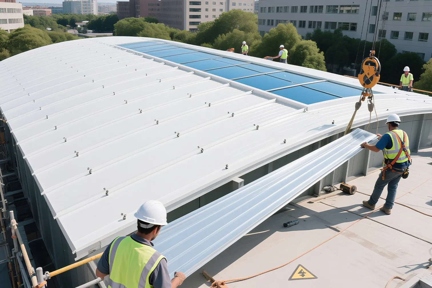 Aluminum-Roof-Panels-For-Metro-Station-Platform-Project-4