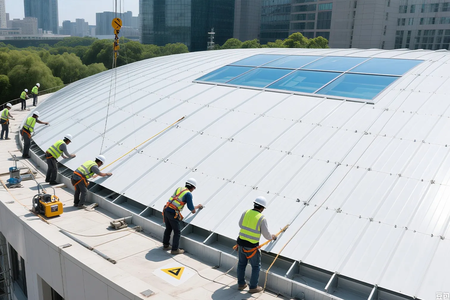 Aluminum-Roof-Panels-For-Metro-Station-Platform-Project-5