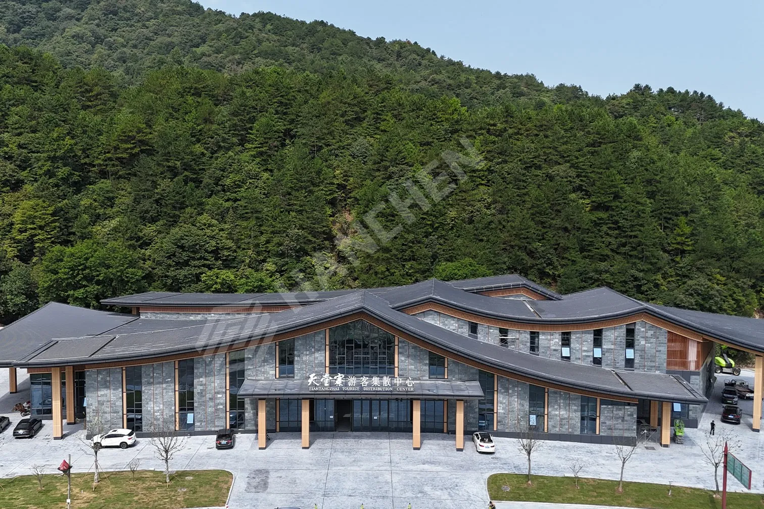 Color-Aluminum-Coil-Roofing-For-Visitor-Center-Project-2