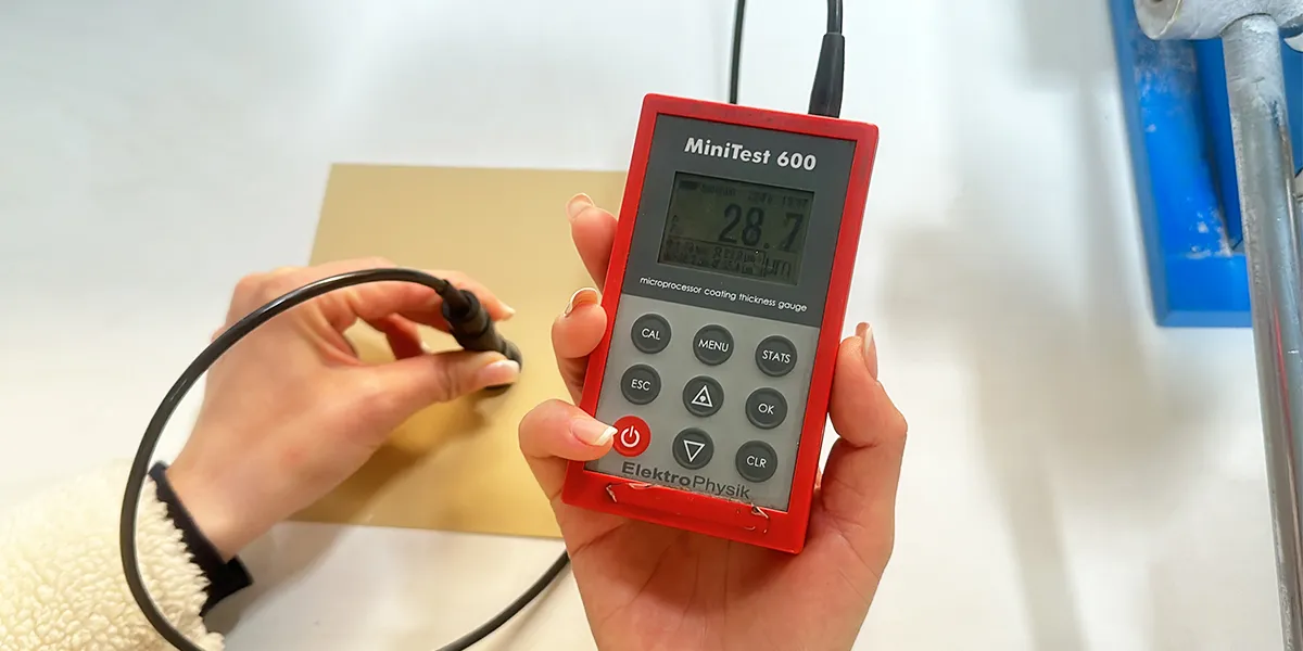 Coating Thickness Test