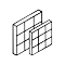 Aluminum ceilings icon